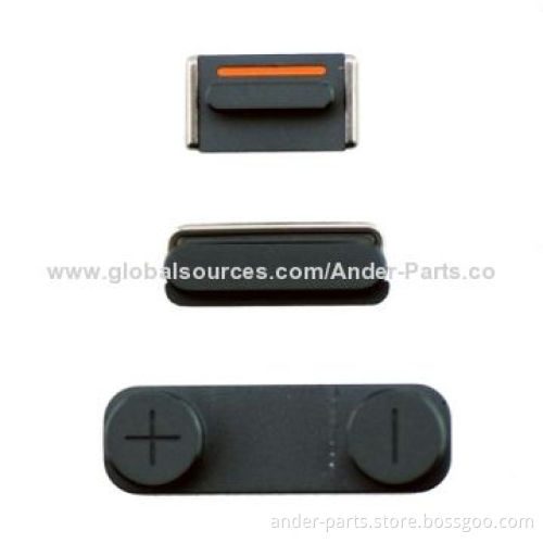 Wholesale 3-in-1 Side Buttons Set for iPhone 5 Power, Bulk Price, Fits for Repair and Refurbish